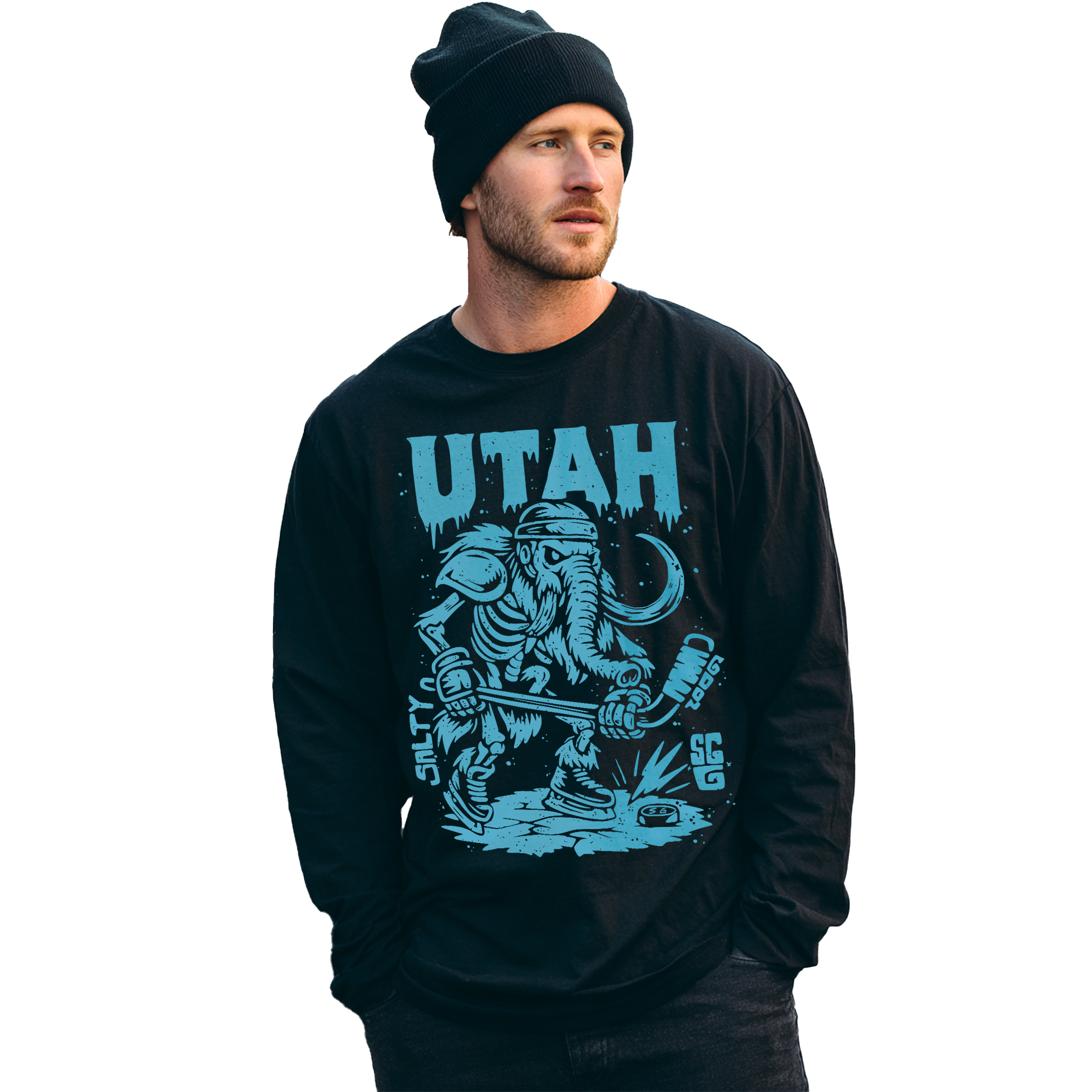UTAH ICE AGE ENFORCER - Premium Hockey Long Sleeve Tee