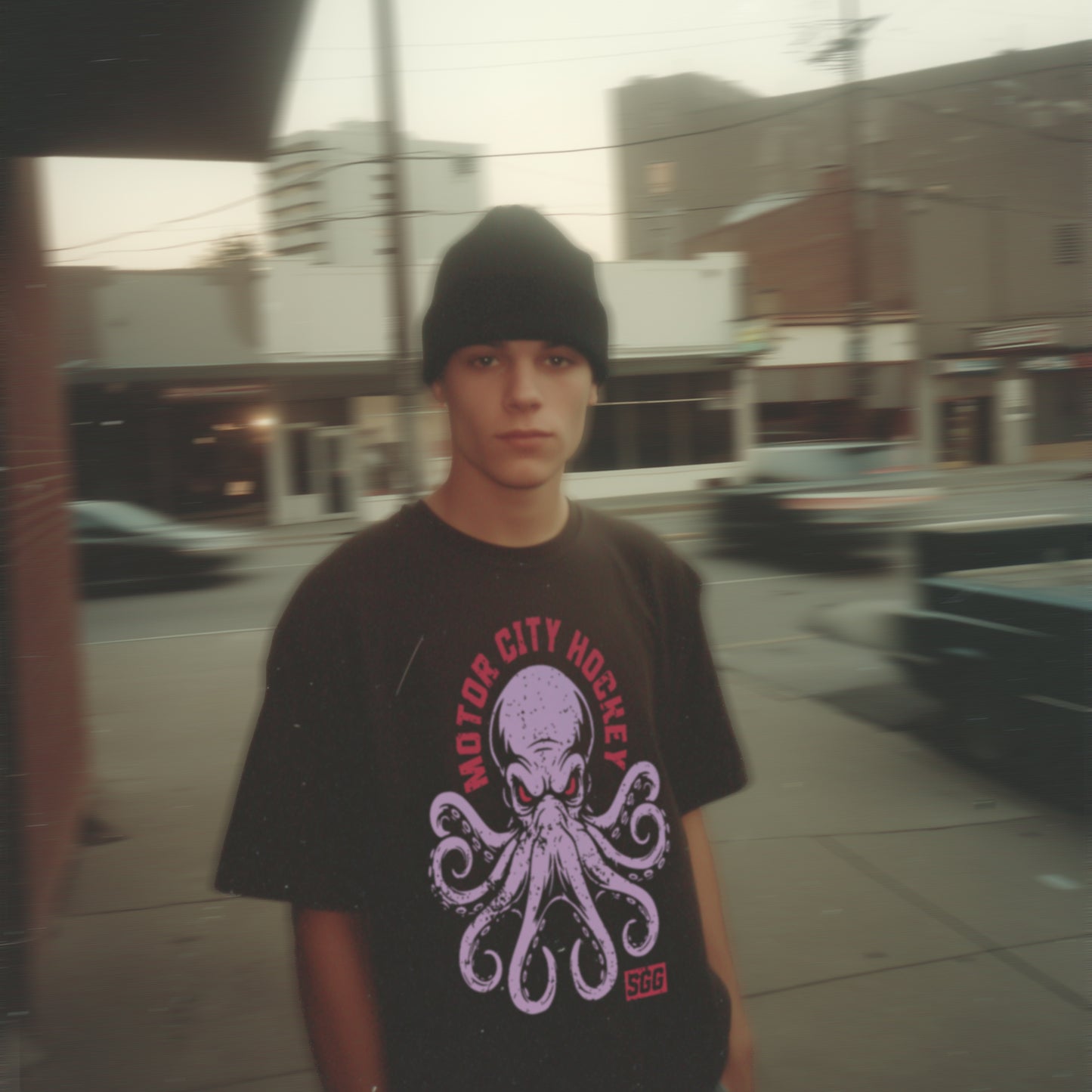 Motor City Hockey - Premium Ice Hockey Tshirt -