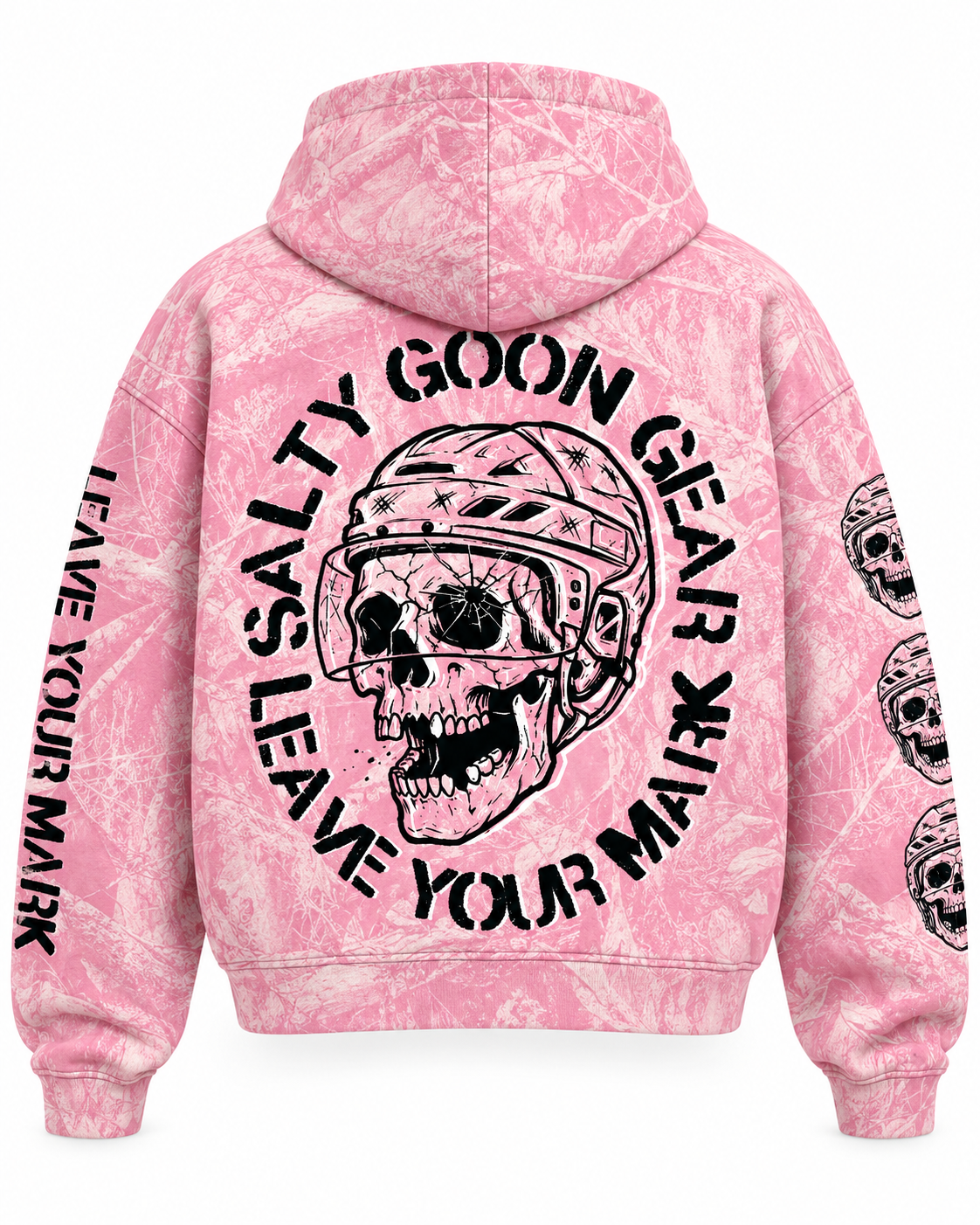 Leave Your Mark V3 Pink Camo Fleece Hoodie