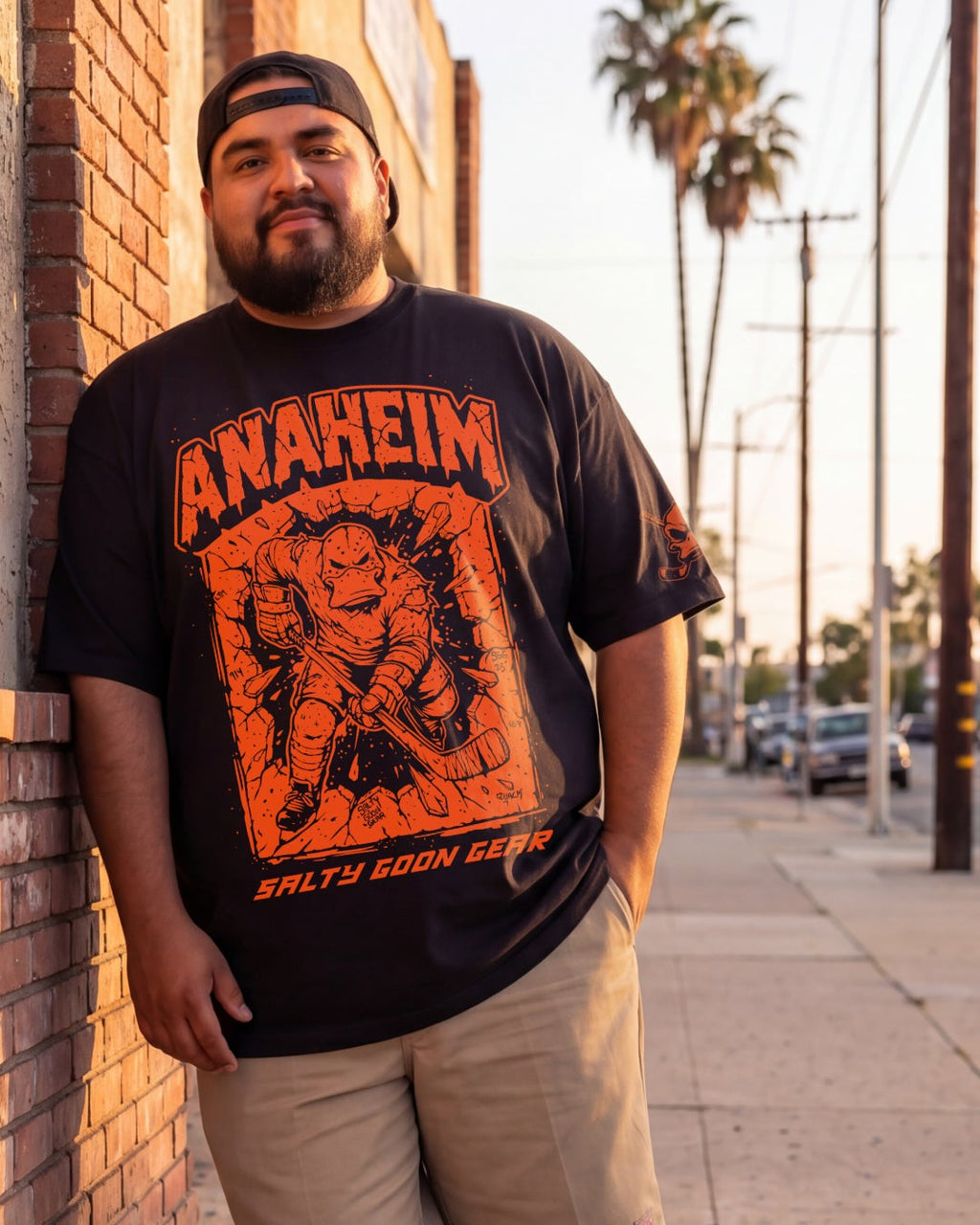 Anaheim Quack Attack Tee Plus Sizes 3X-5X