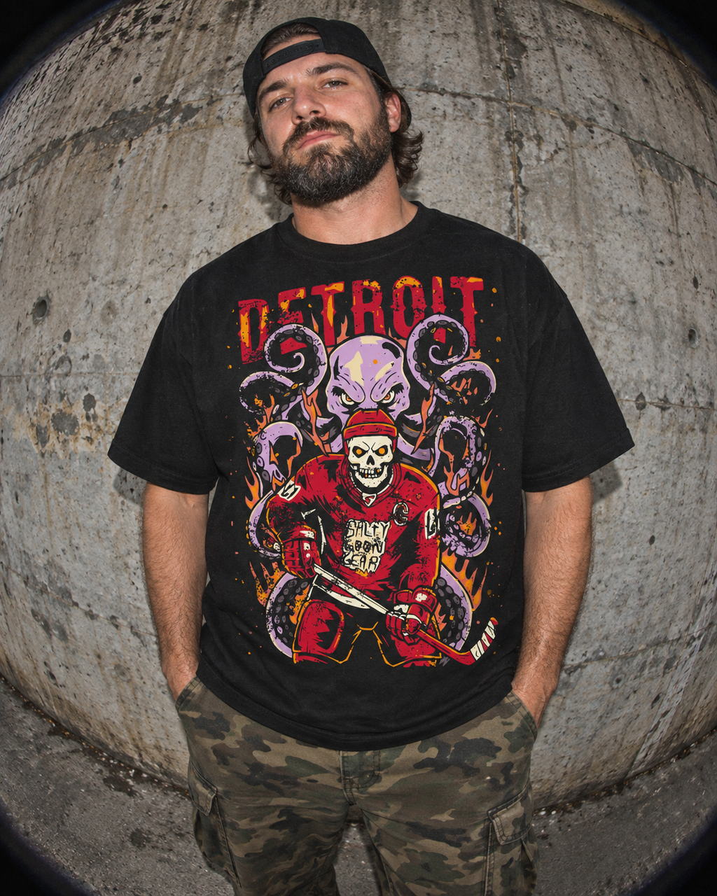Detroit Red Line Reaper Heavy Shirt