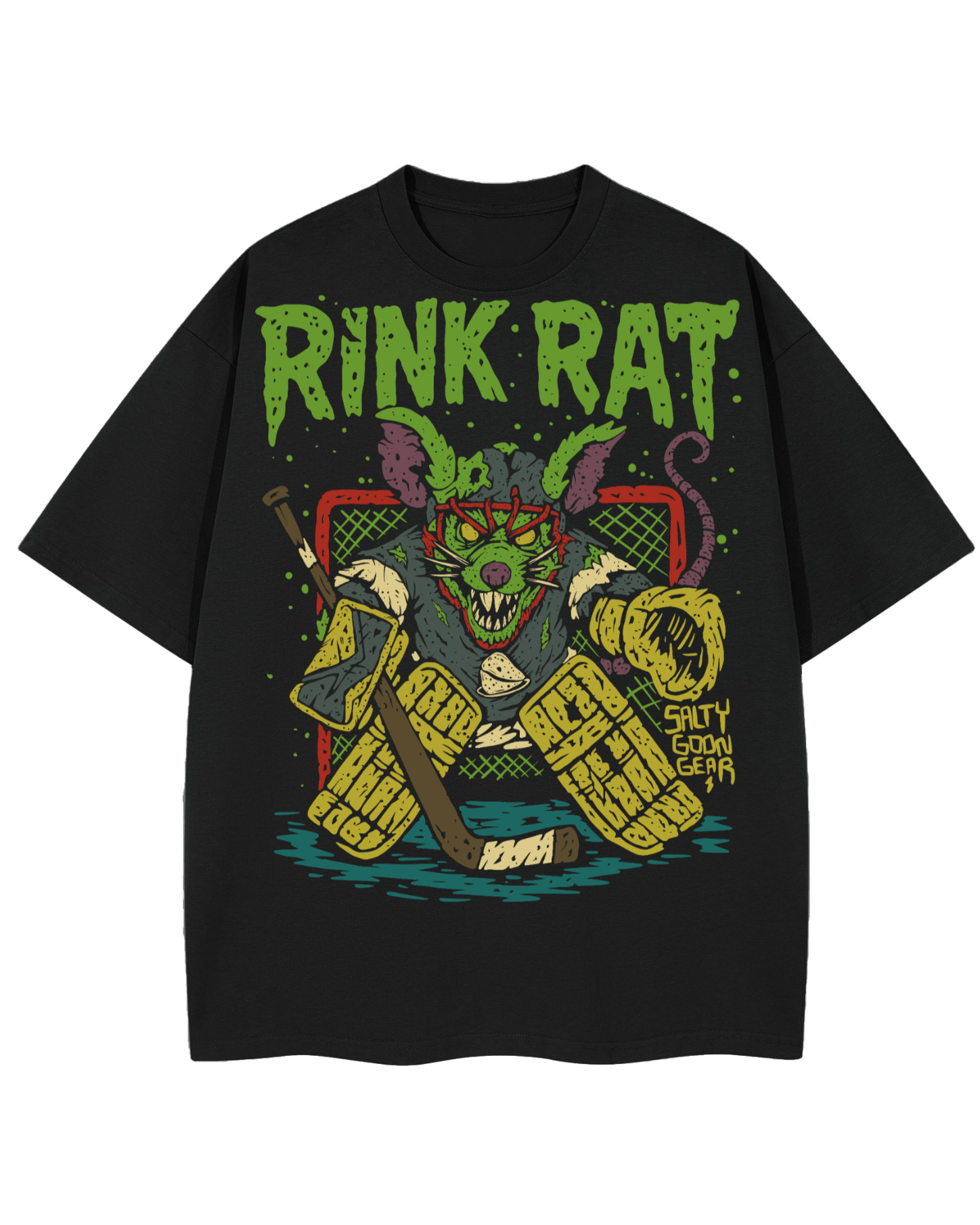 Rink Rat Goalie hockey tshirt