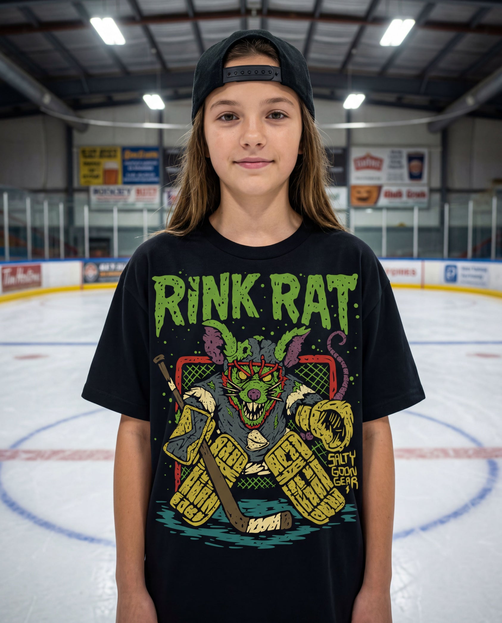 Rink Rat Goalie Youth Shirt