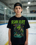 Rink Rat youth Hockey Tshirt on pre teen boy