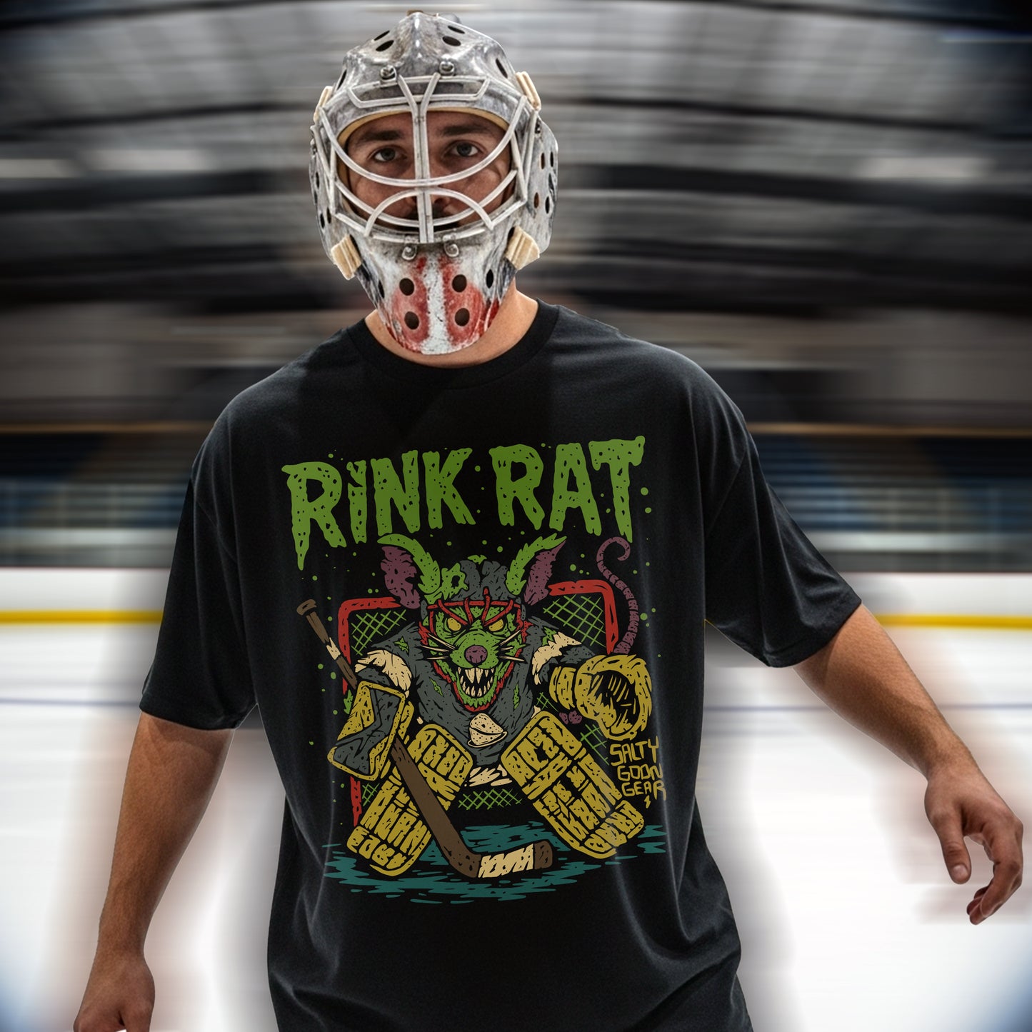 Rink Rat – Goalie Edition - Premium Tee