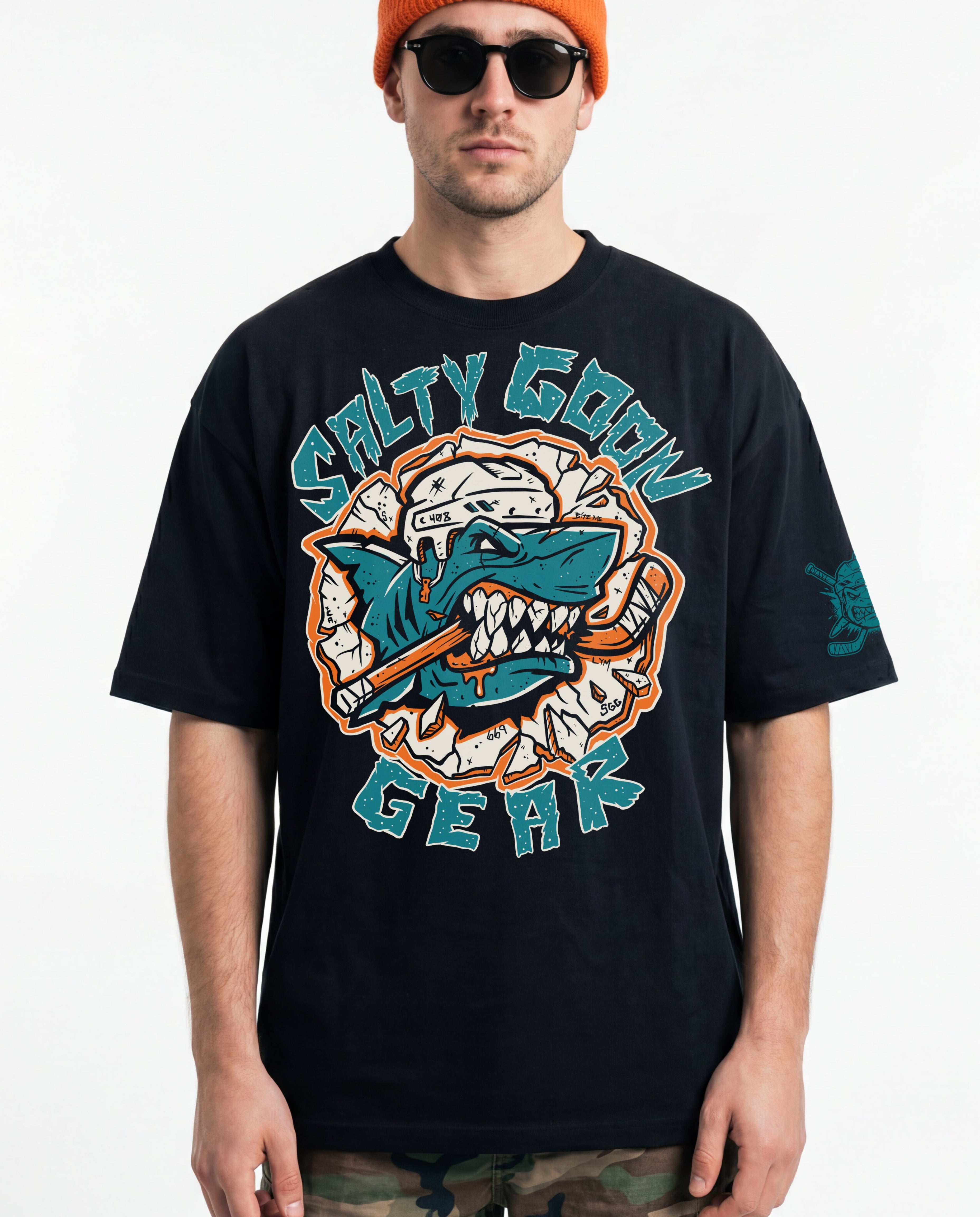 SAN JOSE JAWZ Unisex Heavyweight Boxy T-Shirt (280GSM)