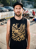 Stars Stripes and Slashes Unisex Muscle Tank Top
