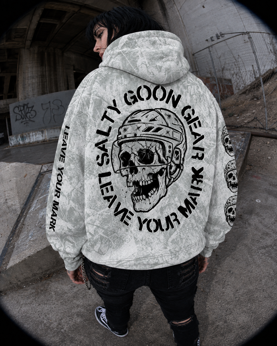 Leave Your Mark V3 White Camo Hoodie