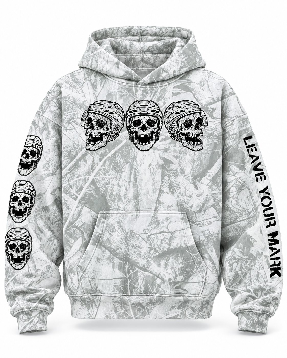 Leave Your Mark V3 White Camo Hoodie