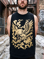 Stars Stripes and Slashes Unisex Muscle Tank Top