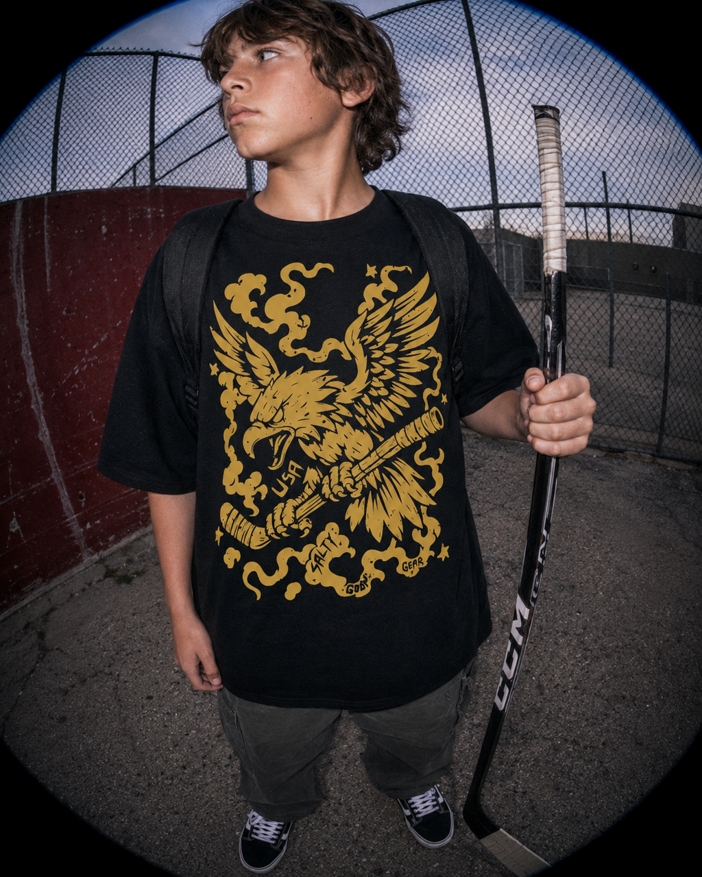 Stars Stripes and Slashes Youth Shirt