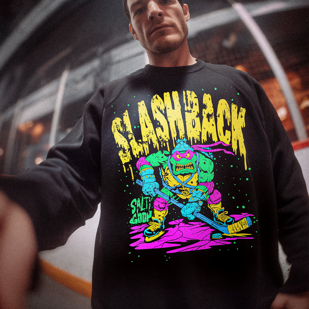 SLASHBACK Crewneck Sweatshirt– Lane Seven LS14004 Unisex