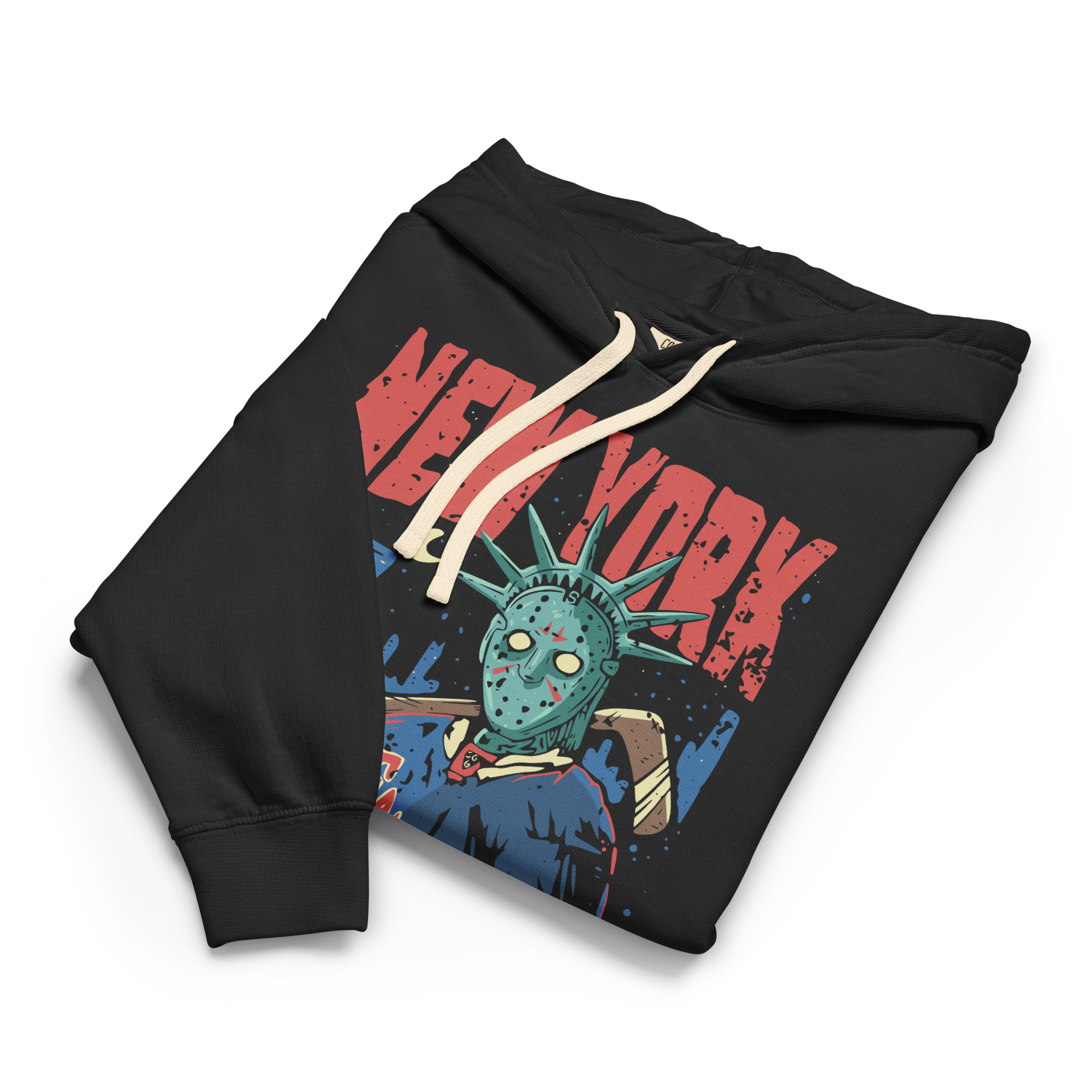 New York Liberty Enforcer Lightweight Hoodie - Front Print Only - No Kangaroo Pouch