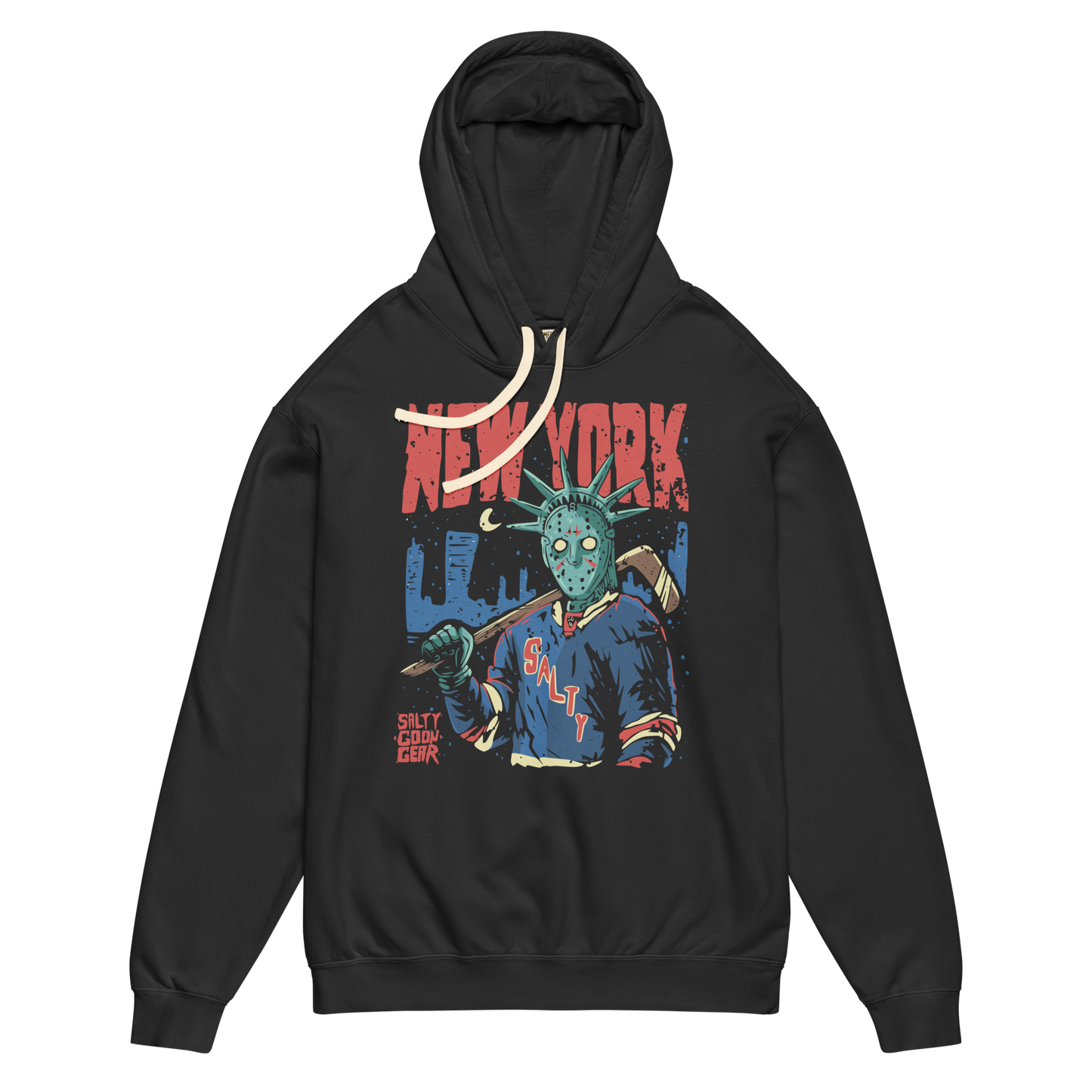 New York Liberty Enforcer Lightweight Hoodie - Front Print Only - No Kangaroo Pouch