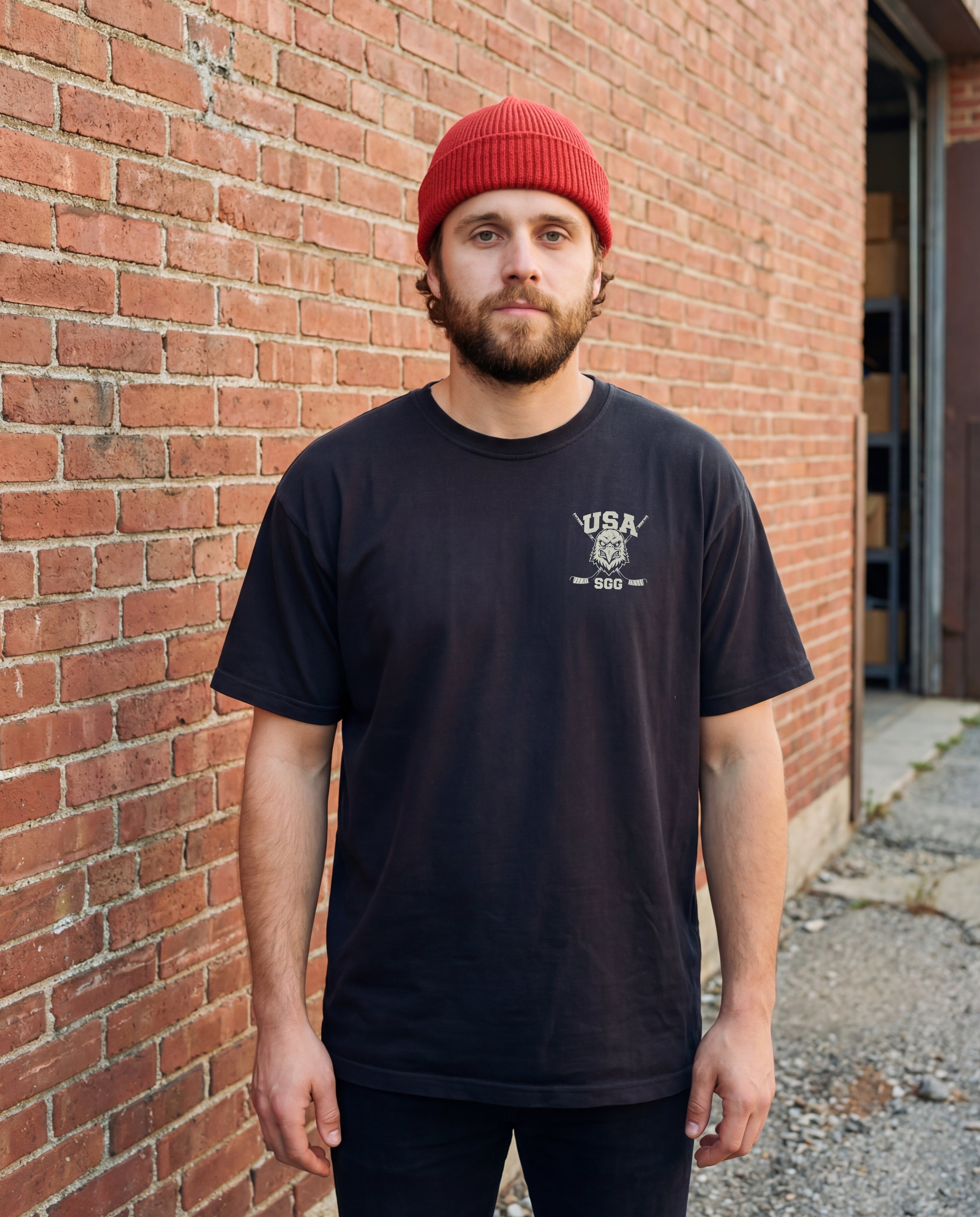 USA HOCKEY 2026 X SGG TEE - FRONT AND BACK