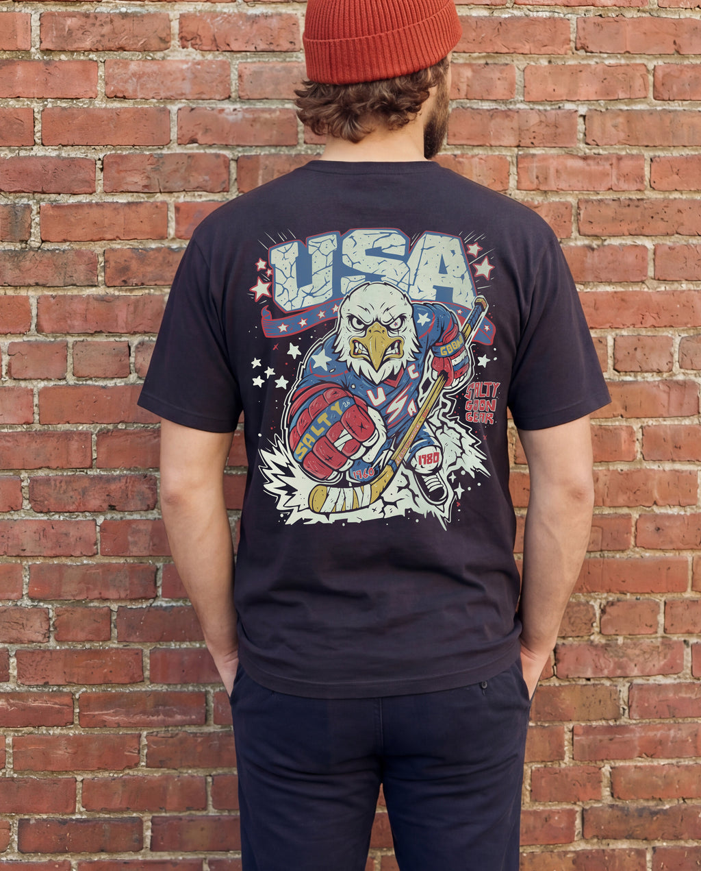 USA HOCKEY 2026 X SGG TEE - FRONT AND BACK