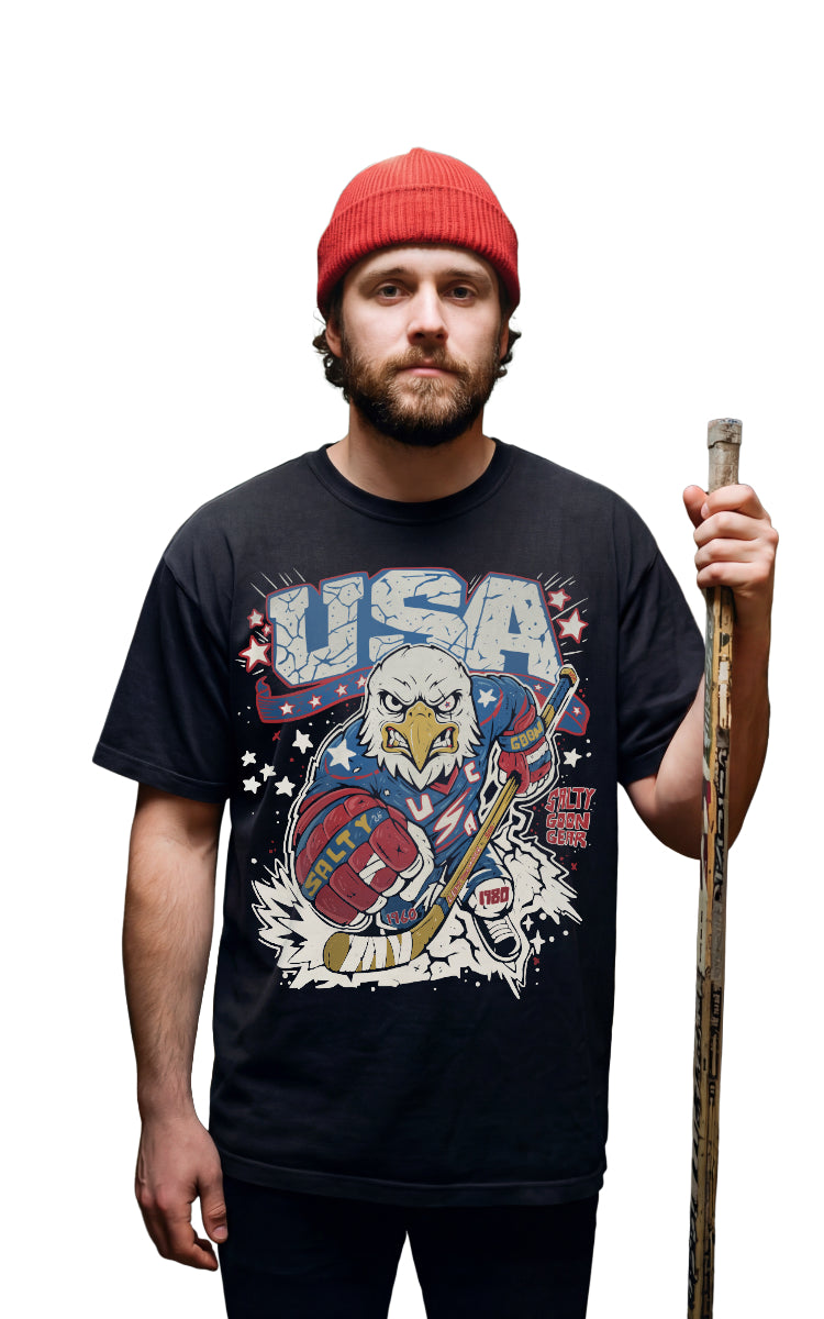USA X SGG HOCKEY 2026 - Premium Comfort Colors T-Shirt - Front Print
