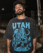 Utah Ice Age Enforcer Vintage Heavy Oversized Tee