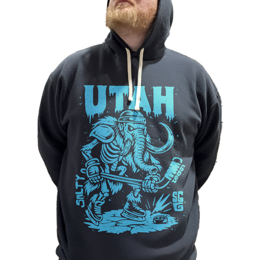 Utah Ice Age Enforcer - Lightweight Hoodie - Premium Ice Hockey Apparel