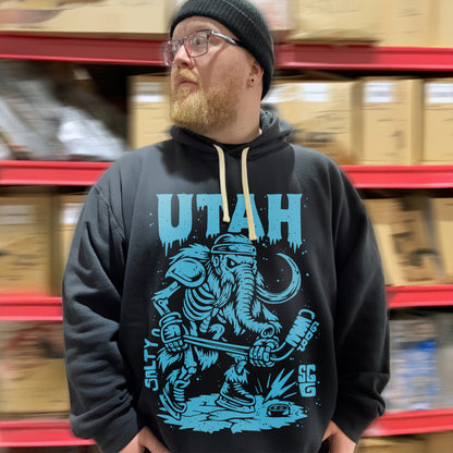 Utah Ice Age Enforcer - Lightweight Hoodie - Premium Ice Hockey Apparel