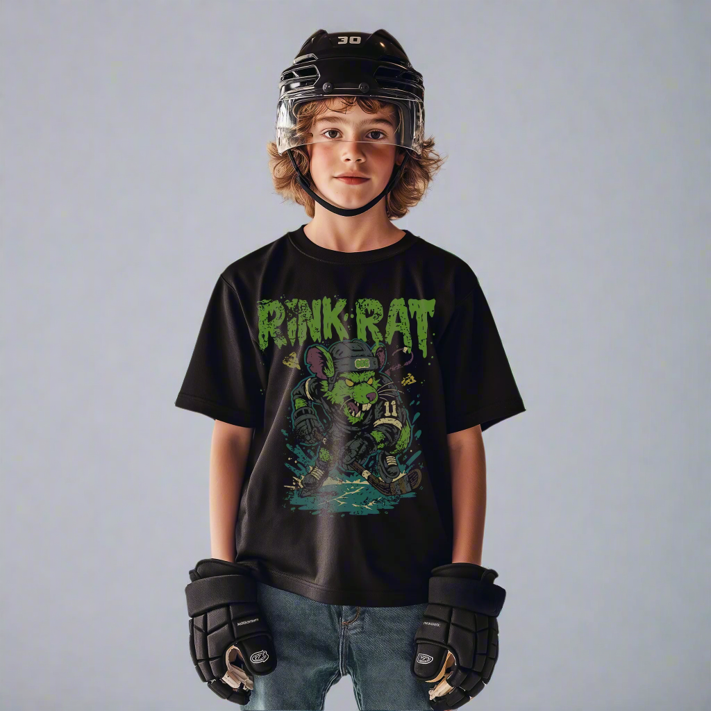 Rink Rat – Youth Tee (Bella + Canvas 3001Y)